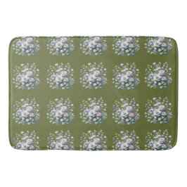 Anpassad blomdesign  badrumsmatta
