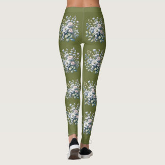 Anpassad blomdesign leggings