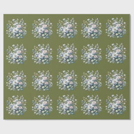 Anpassad blomdesign  presentpapper
