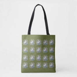 Anpassad blomdesign  tygkasse