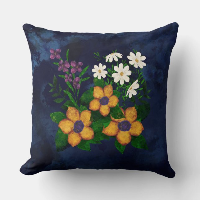 Anpassad blomster Mammy Kudde (Framsida)