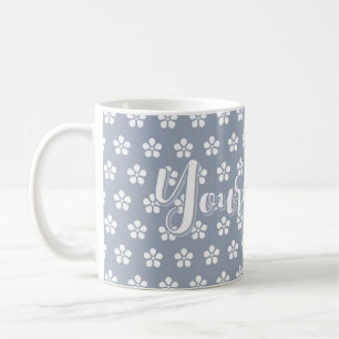 Anpassad blomsterdesign kaffemugg