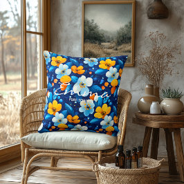 Anpassad blomsterdoftande spa-kudde med personligt kudde