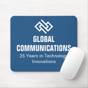 Anpassad Blue Cyber Technology Computer Company  Musmatta