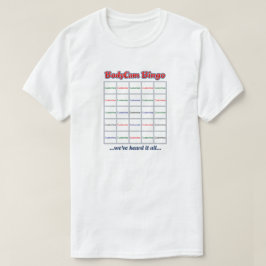 "Anpassad BodyCam Bingo 1" (vit 2) T-Shirt