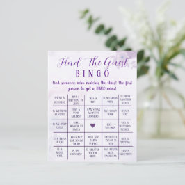 Anpassad Boho Blommig Hitta Gästbingo Game