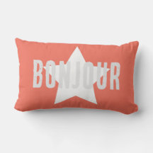 Anpassad Bonjour rosa minimalism bakgrund
