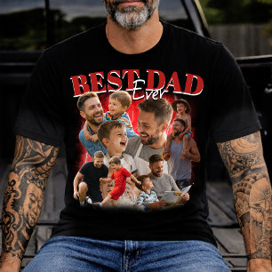 Anpassad Bootleg 90-tal Bästa Pappa Någon Gång Fot T Shirt