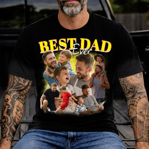 Anpassad Bootleg 90-tal Bästa Pappa Någon Gång Fot T Shirt