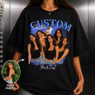 Anpassad Bootleg Rap Ansikte Födelsedags Spennande T Shirt