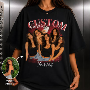 Anpassad Bootleg Rap Tröja Girlfriend Ansikte Pers