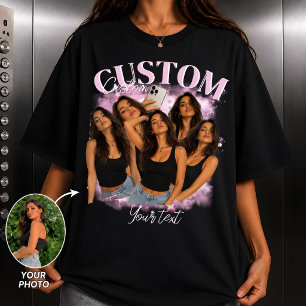 Anpassad Bootleg Rap Tröja Girlfriend Face Personl