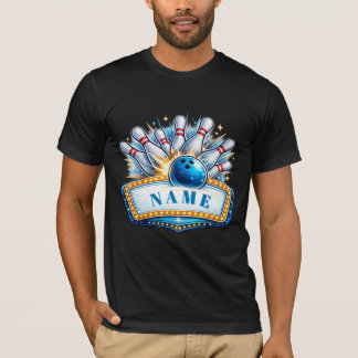Anpassad bowling t shirt