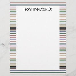 Anpassad brevpapper med ränder