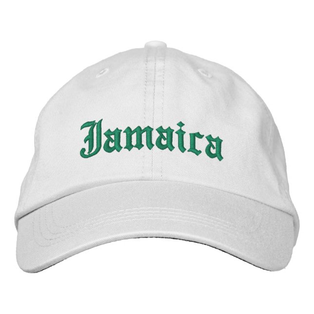 Anpassad broderad Jamaica  Keps (Framsida)