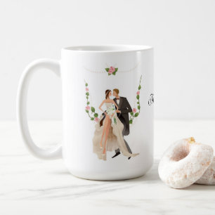 Anpassad Bröllop Kaffemugg