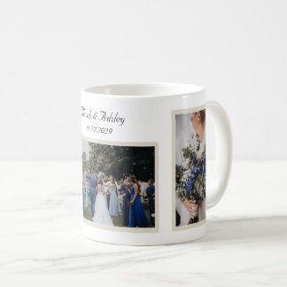 Anpassad bröllopsfoto-mugg kaffemugg