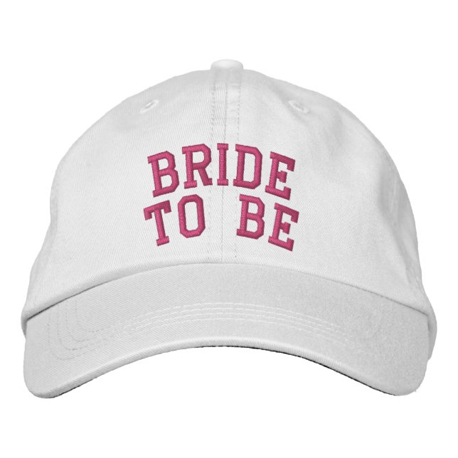 Anpassad Brud Broderad Keps (Framsida)