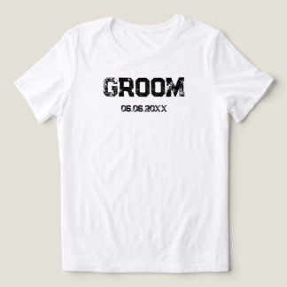 Anpassad brud & brudgum Personlig förlovning T Shirt