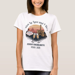 Anpassad Brud för Sista Festen i Las Vegas T Shirt