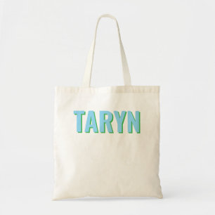 Anpassad brudtjänsteflicka Monogram Canvas Tote, a Tygkasse