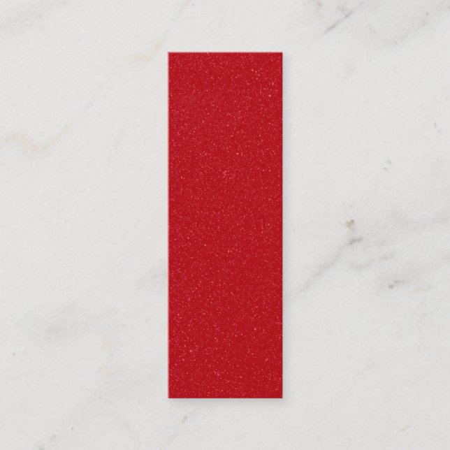 Anpassad brusstruktur Tomato Red presentationskort (Framsida)