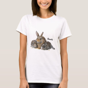 Anpassad Bunny Family Shirt T