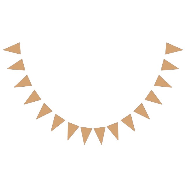 Anpassad Bunting-flaggor - Warm Sand Flags Vimplar (Alla)