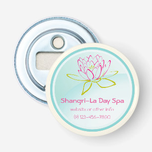Anpassad Business Namn med Lotus Flower Flasköppnare