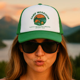 Anpassad Camp Bachelorette Lake Tripp Grön Keps
