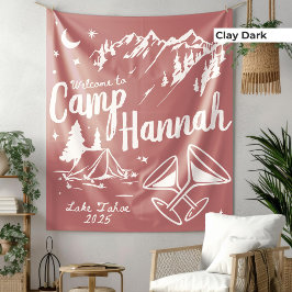 Anpassad Camp Möhippa Banner Stor Camp Brud
