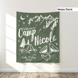 Anpassad Camp Möhippa Banner Stor Camp Brud