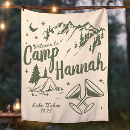 Anpassad Camp Möhippa Banner Stor Camp Brud
