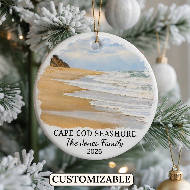 Anpassad Cape Cod National Seashore, Massachusetts Julgransprydnad Keramik (Skapare uppladdad)