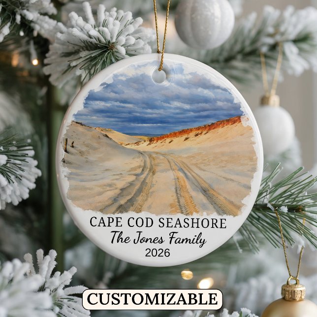 Anpassad Cape Cod National Seashore, Massachusetts Julgransprydnad Keramik (Skapare uppladdad)