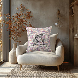 Anpassad Cavalier Porträttkudde Abstrakt Mönster Kudde