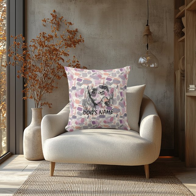 Anpassad Cavalier Porträttkudde Abstrakt Mönster Kudde (Skapare uppladdad)