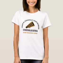Anpassad Cheerleadingläger Cheerleader Kvinnor T Shirt