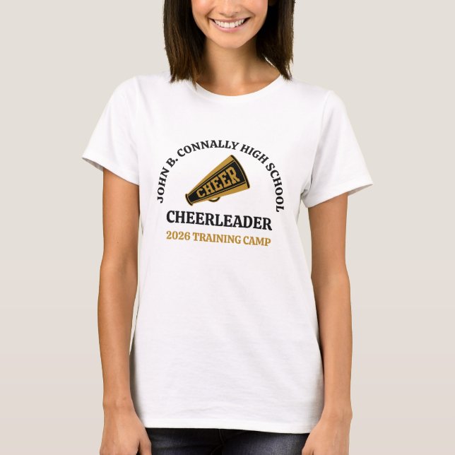 Anpassad Cheerleadingläger Cheerleader Kvinnor T Shirt (Framsida)