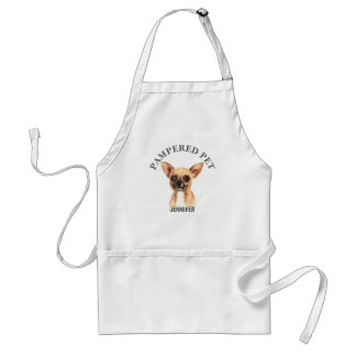 Anpassad Chihauhau Pet Groomer Apron Förkläde