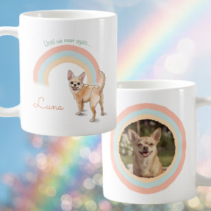 Anpassad Chihuahua Vattenfärg – Namn & Foto Kaffemugg