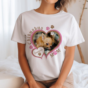 Anpassad Chihuahuamamma-foto T Shirt