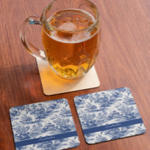 Anpassad Chinoiserie-mönster Pagod Blå Vit