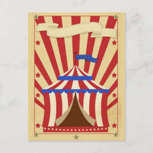 Anpassad cirkus vykort