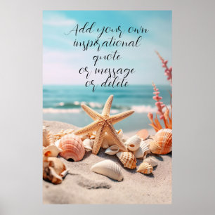 Anpassad Citat Surfare Present Semester Strand Kus Poster