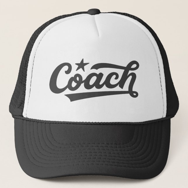Anpassad Coach Trucker Hatt – Personlig Teamlogo  Keps (Framsida)