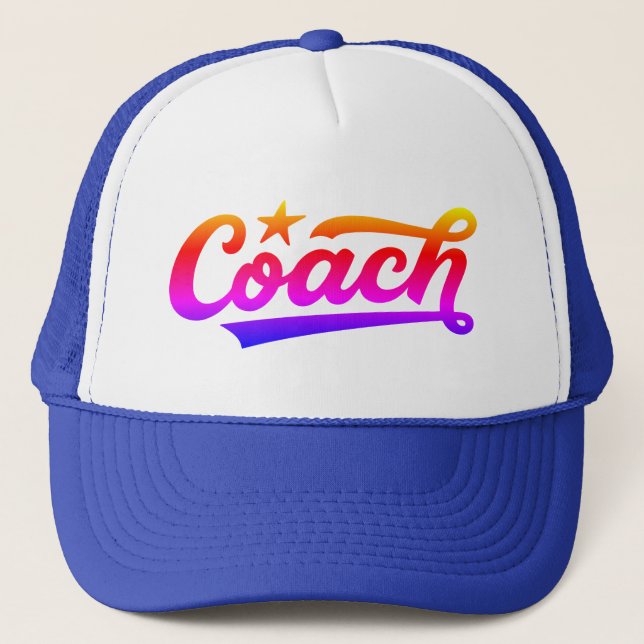 Anpassad Coach Trucker Hatt – Personlig Teamlogo  Keps (Framsida)