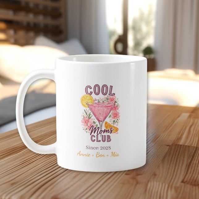 Anpassad "Cool Moms Club"  Kaffemugg (Custom "Cool Moms Club" Coffee Mug)