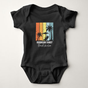 Anpassad coola Retro Beach Vacation T Shirt