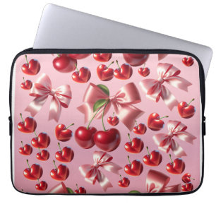 Anpassad Coquette Hjärtbåge Mönster Presentpapper Laptop Fodral